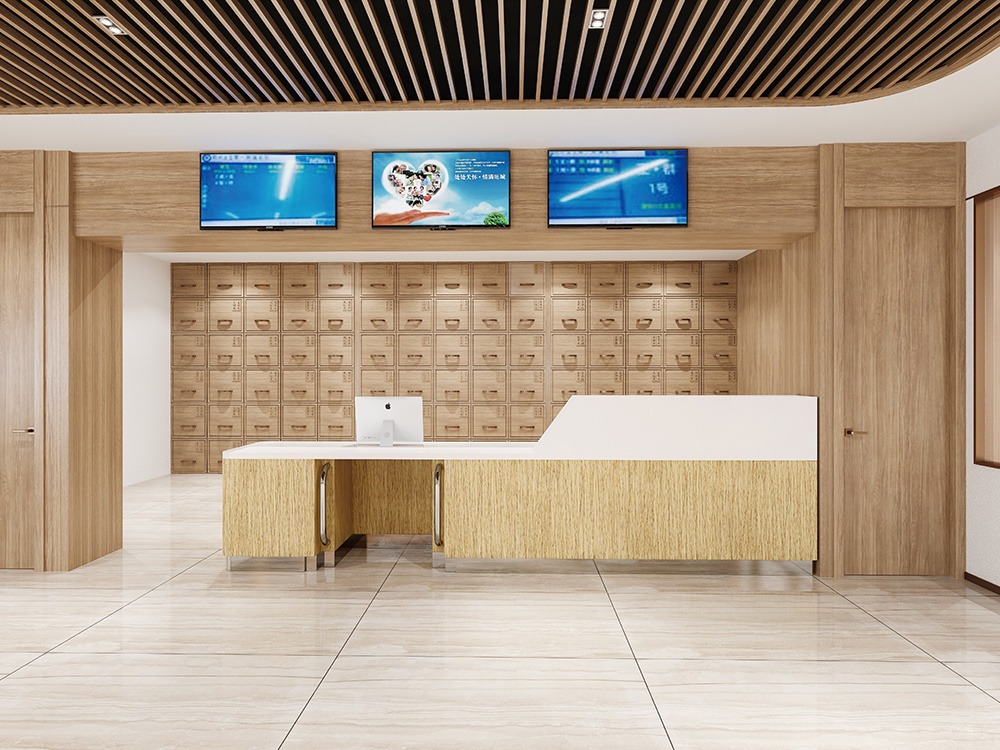 "高端中醫護士站家具：精選材質護士臺，打造專業高效醫療環境"