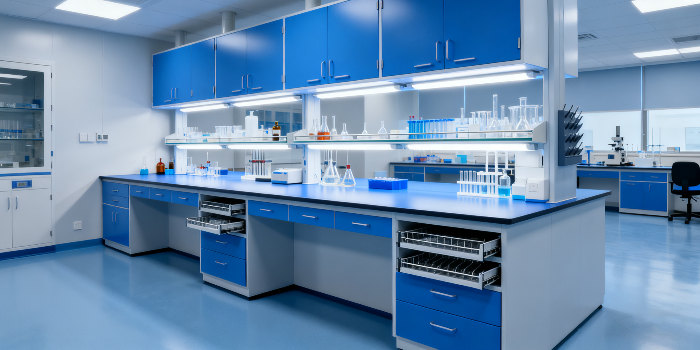 實驗室實驗臺：材質與類型的多元選擇